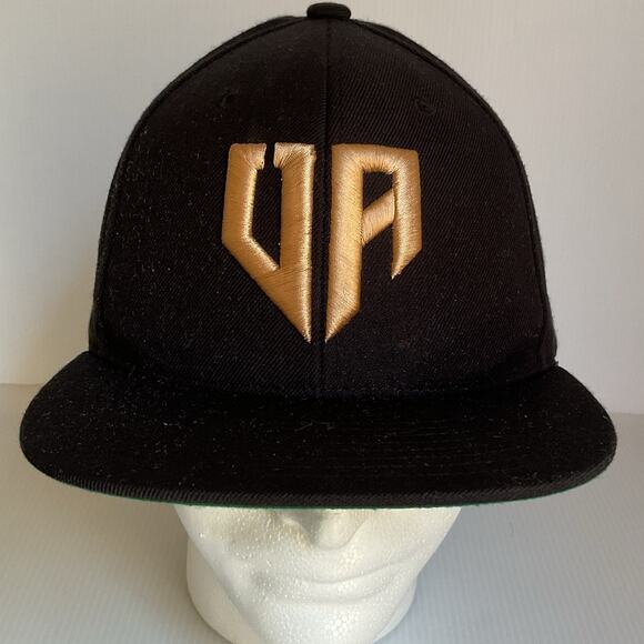 The Classics by Yupoong Other - Black Snapback Hat Gold VA Logo Embroidered – Streetwear Cap